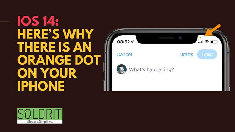 Throughout the past few months, Apple has given us many surprises. The iPhone 14 pro has been updated with new features, and the Apple Watch and AirPods pro have been updated with exciting new updates. Moreover, the mysterious appearance of an Orange dot on iPhones has also been a topic of discussion. Most iPhone users have noticed an orange dot at the top of their device, or within the dynamic island if they have an iPhone 14 pro or iPhone 14 pro max. There’s nothing to worry about. Your iPhone’s battery or connectivity has nothing to do with it. There’s nothing special about it. It’s just a feature of iOS 14. In this article, we will explain what the orange dot at the top of your iPhone means, why it activates, and how to customize it. Also read: Tips to Make Your iPhone Battery Last Longer with iOS 16 Table of contents: Why is there an orange dot on my iPhone? Find out which apps are allowed to access your microphone Is it possible to disable the orange dot on the iPhone? Conclusion Why is there an orange dot on my iPhone? Whenever your iPhone’s microphone is used by an app, the orange dot at the top of its screen will activate. With iOS 14, Apple introduced a few new privacy features, including the orange indicator light. When using apps that require your microphone to be active, such as voice memos or third-party apps, the new iPhone will display an orange dot. The orange indicator will also appear when making phone calls or dictating text messages to friends and family using voice-to-text. There is also a possibility that you will see a green dot on your iPhone in the same spot as the orange one. This means you’re using your iPhone’s camera. When you take a photo with your camera app or answer a FaceTime call, the green light will turn on. It is not possible to have both iPhone orange and green indicator lights on at the same time. A green light will appear if you are recording a video on your iPhone, which has access to both the camera and microphone. It is simply designed to protect your privacy with both of these iPhone features. As an example, you should be suspicious if the orange light appears but the app has not asked if it can record you. Orange Dot On Your iPhone Orange Dot On Your iPhone Find out which apps are allowed to access your microphone This is a quick and easy way to check and modify which apps on your iPhone have permission to spin up your microphone if you see the orange dot when you don’t expect it. The following steps can be followed to check: Go to the settings The “privacy” should be selected You can pick “Microphone” As you see fit, flip the switches next to the apps The app that previously had microphone access will give you a popup when it discovers its access has been revoked when you disable it. Be careful about what you disable, as you will need to go back to settings to re-enable this access. Turning off Zoom’s mic access, for example, may prevent you from jumping on a call without having to go to settings first. Orange Dot On Your iPhone Orange Dot On Your iPhone Is it possible to disable the orange dot on the iPhone? It is not possible to disable the orange dot and its green counterpart because they are part of Apple’s push to prioritize user privacy. It is possible to change the shape of the orange dot on the iPhone’s notification bar for those who have difficulty distinguishing between colours. You can change how the orange dot appears on the iPhone by following the steps below. You can find Accessibility by tapping the “Settings” icon on the home screen and scrolling down. Select “Accessibility” from the settings list by tapping the word. Tap the “Display and Text size” options. Toggling the differentiate without colour settings to the right should allow you to see the difference without colour. Orange Dot On Your iPhone Orange Dot On Your iPhone Using this setting will result in an orange square appearing instead of an iPhone orange dot. There will be no change in the shape or colour of the green dot. Conclusion Apple’s iOS 14 update introduced several new privacy-protecting tools and forced apps to be more transparent about how Apple users use their Phones. As part of that process, the indicator lights notify users if third-party apps are using their microphone or camera without their consent. If you find that an app is accessing your microphone or camera without your permission, you should delete it and report it. If you know any more details, please let us know in the comments section below. Similar Blog: Why won’t my iPhone update to ios 16